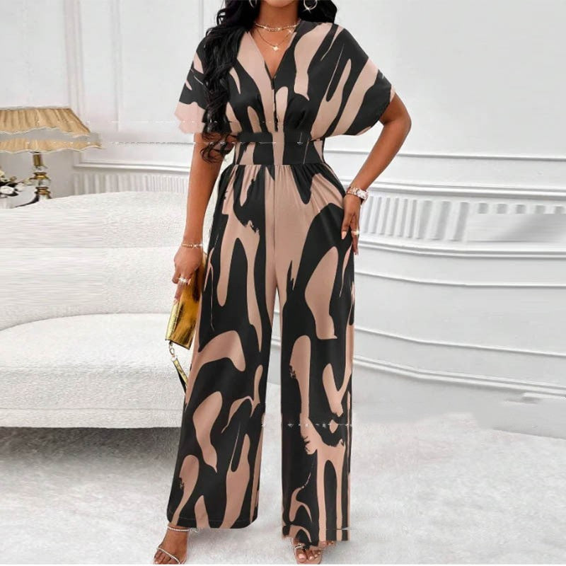 Boho Chic Printed Maxi Dress โ Casual & Elegant Summer Look