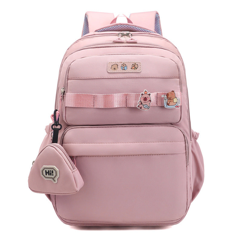 Large Capacity Leisure Simple Schoolbag Female Primary School Junior High School
