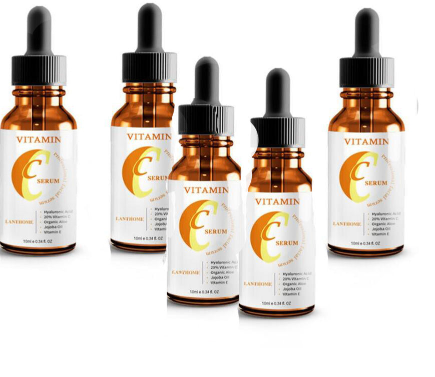 Vitamin C Brightening Serum – Anti-Aging Face Serum with Hyaluronic Acid, Moisturizing & Skin Repair