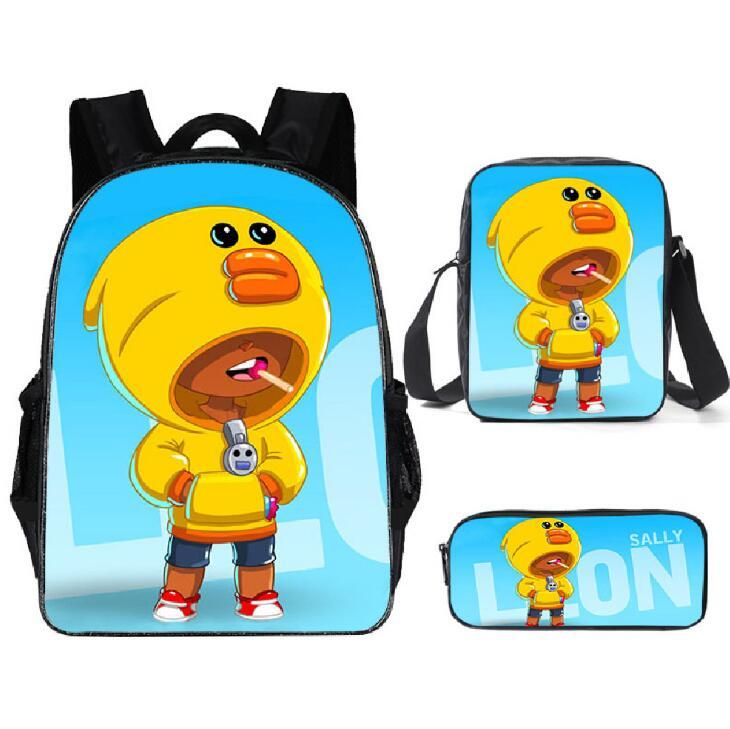 Cartoon Kids Backpack Set – 3PCS School Bag Combo (2 Styles)