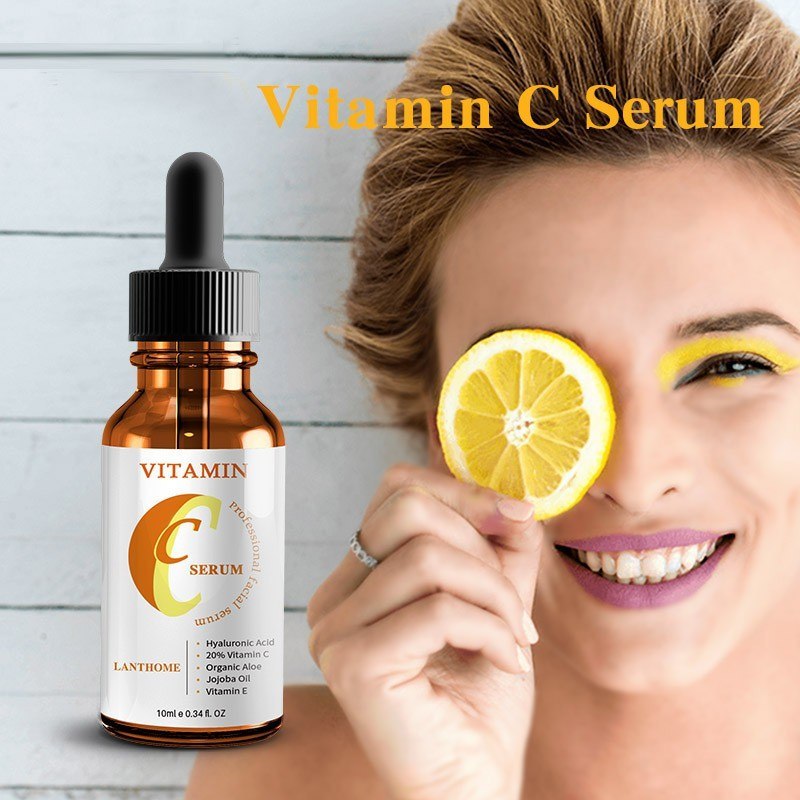 Vitamin C Brightening Serum – Anti-Aging Face Serum with Hyaluronic Acid, Moisturizing & Skin Repair