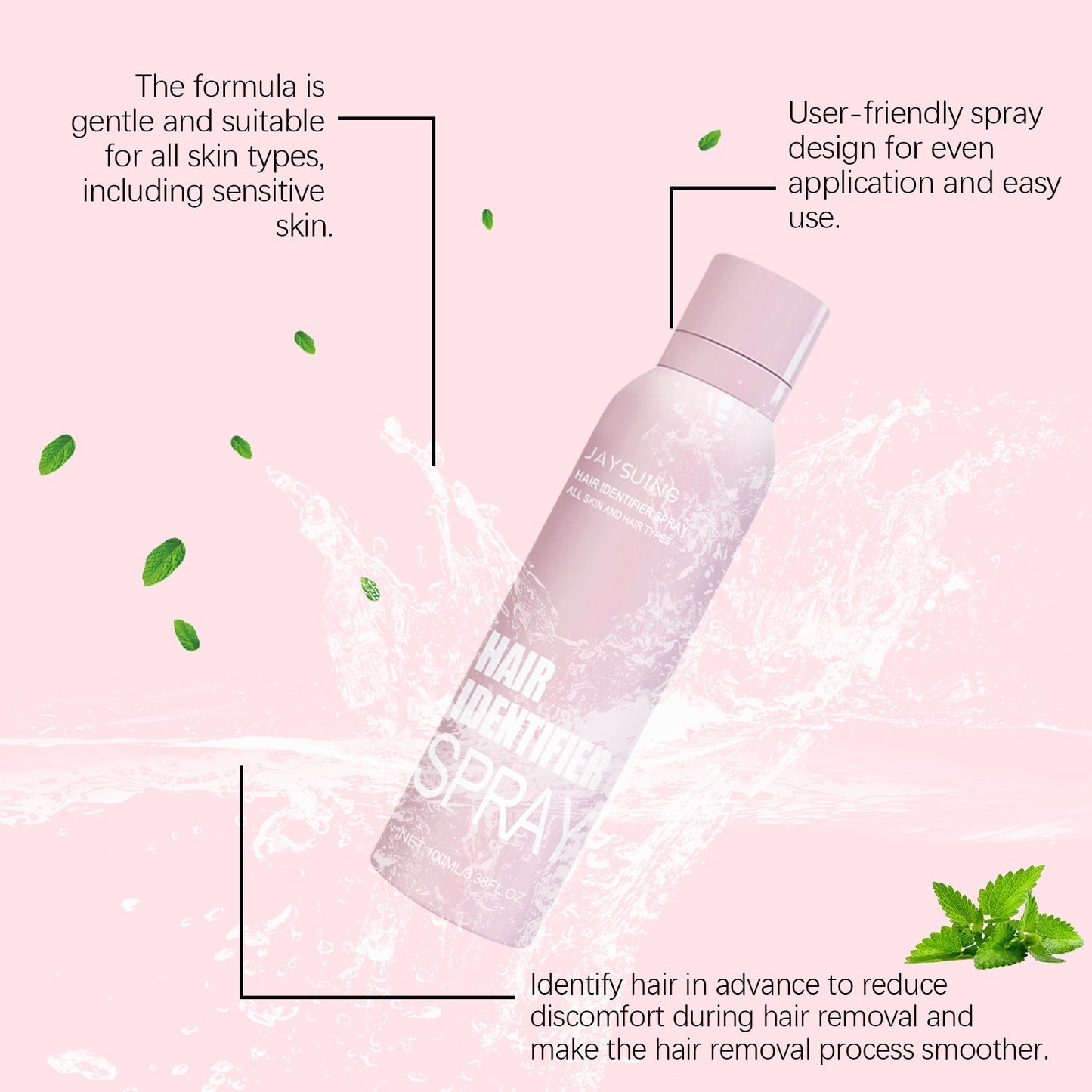 Spray Dépilatoire Rapide & Indolore – Peau Douce et Lisse