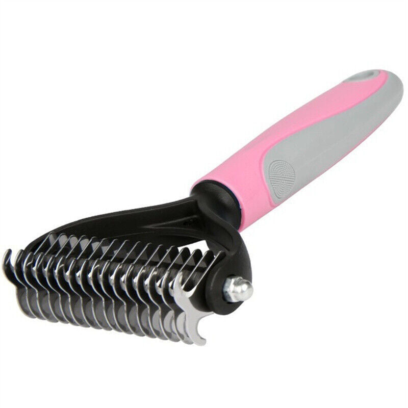 Pet Grooming Brush – Deshedding & Detangling Tool for Dogs and Cats