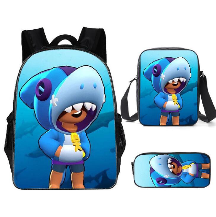 Cartoon Kids Backpack Set – 3PCS School Bag Combo (2 Styles)