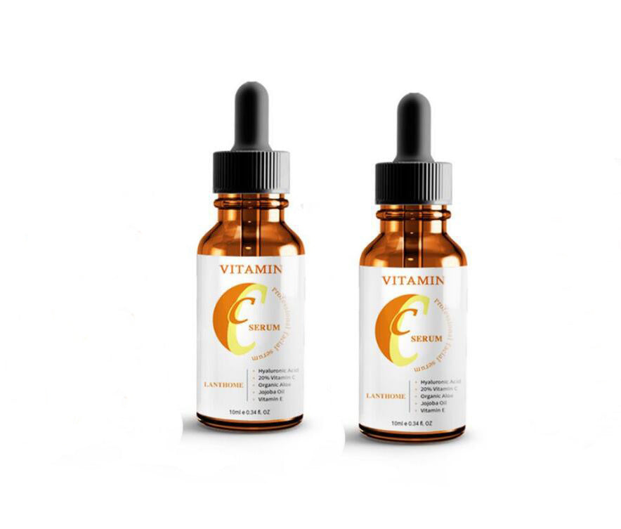 Vitamin C Brightening Serum – Anti-Aging Face Serum with Hyaluronic Acid, Moisturizing & Skin Repair