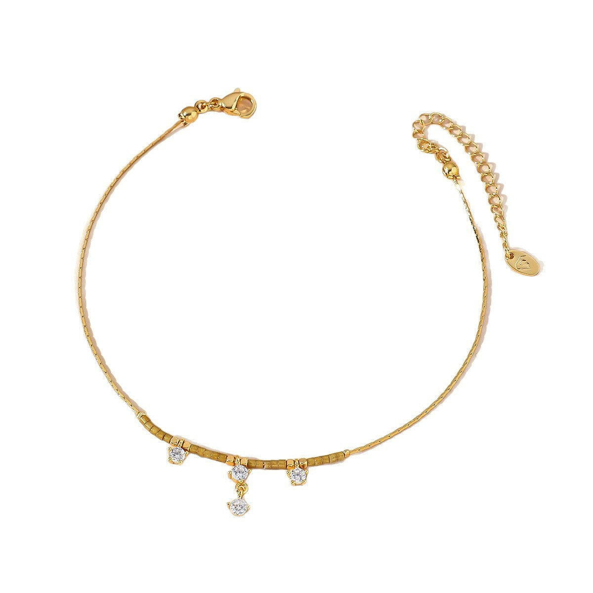 Minimalist Adjustable Gold Bracelet – Unisex Fashion Jewelry