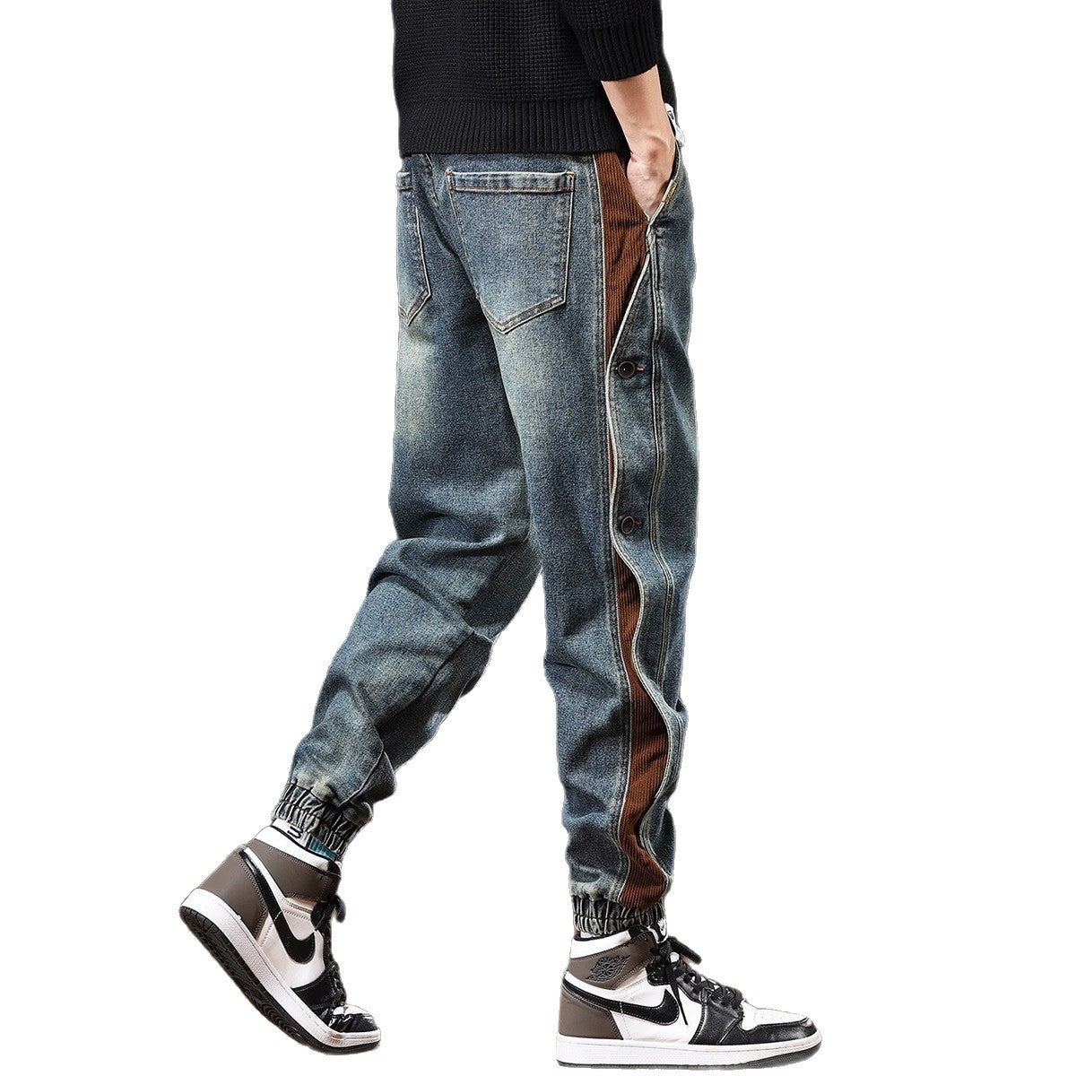 Men’s Casual Black Jogger Pants – Streetwear Style Sweatpants