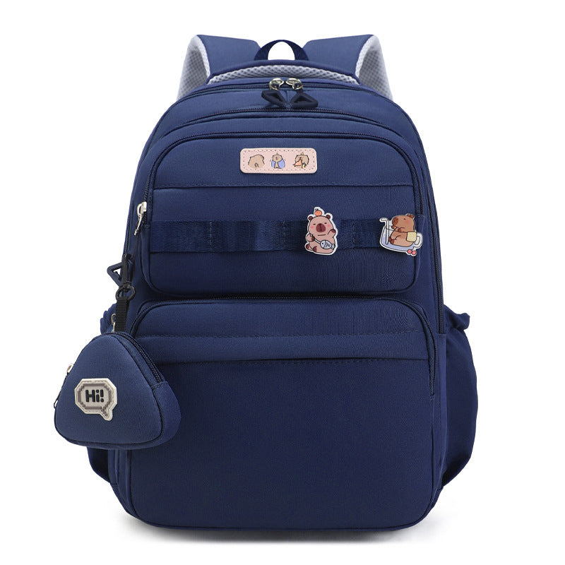 Large Capacity Leisure Simple Schoolbag Female Primary School Junior High School