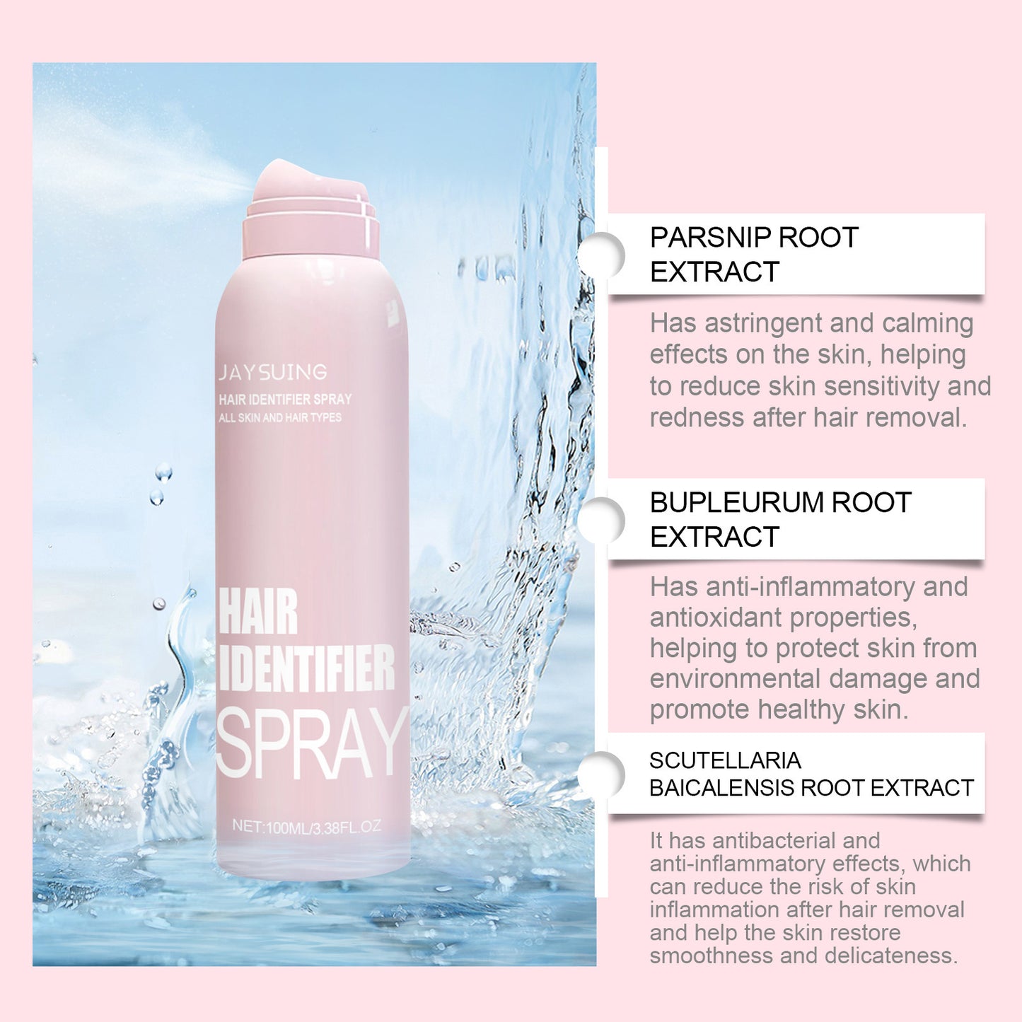 Spray Dépilatoire Rapide & Indolore – Peau Douce et Lisse