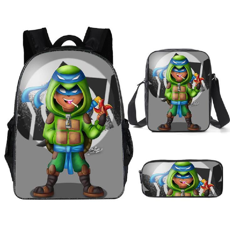 Cartoon Kids Backpack Set – 3PCS School Bag Combo (2 Styles)