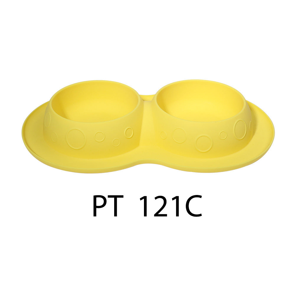 Double Pet Feeding Bowl – Non-Slip Food & Water Dish