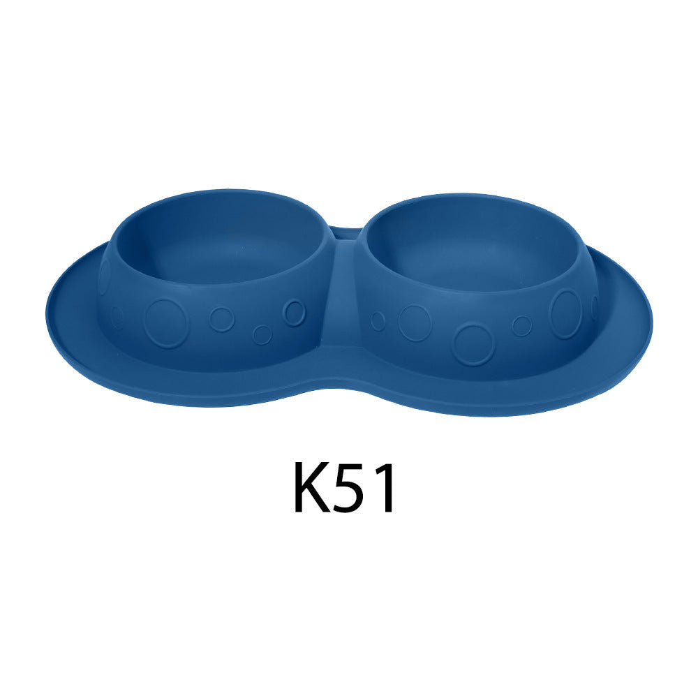 Double Pet Feeding Bowl – Non-Slip Food & Water Dish